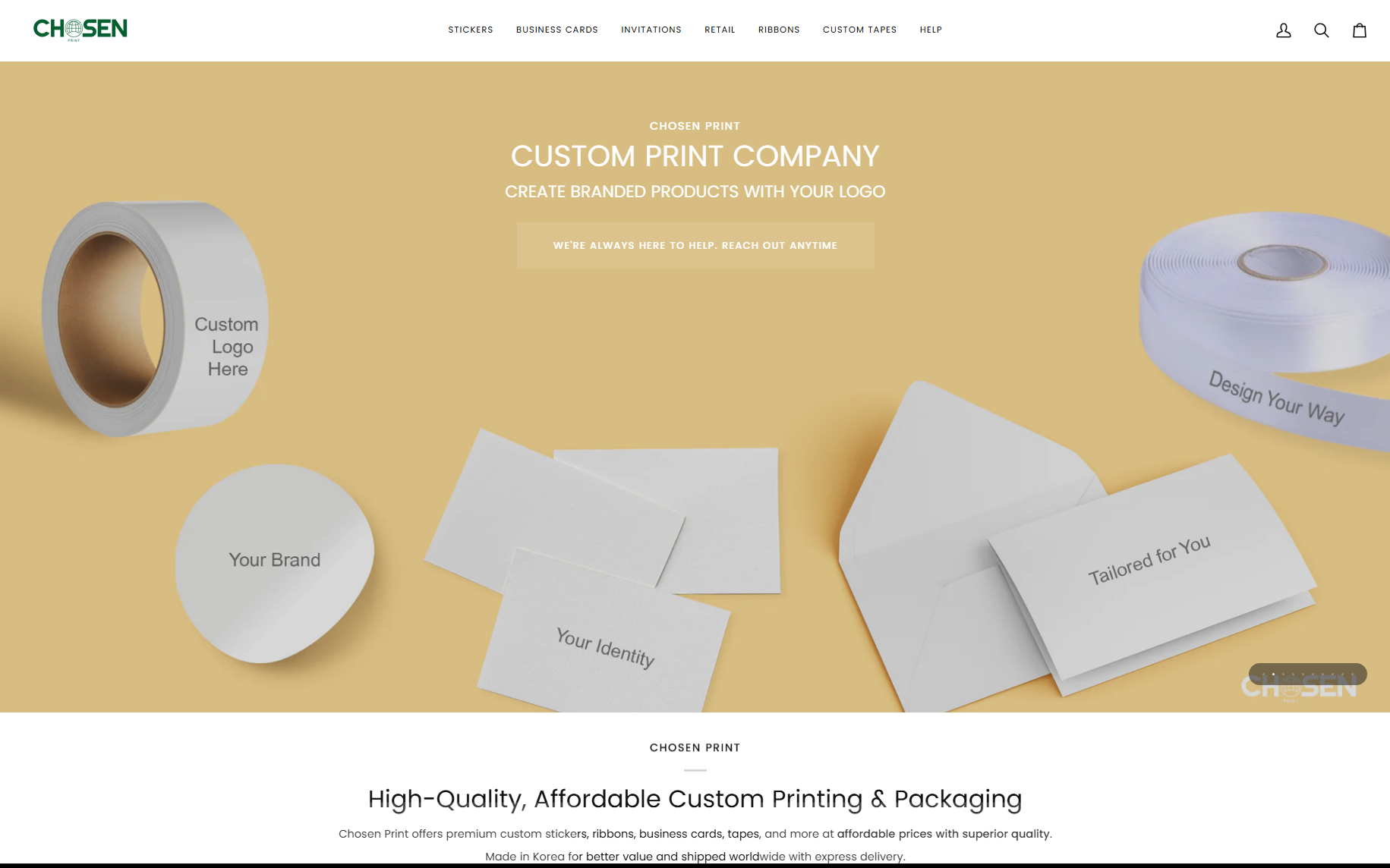 CHOSEN PRINT